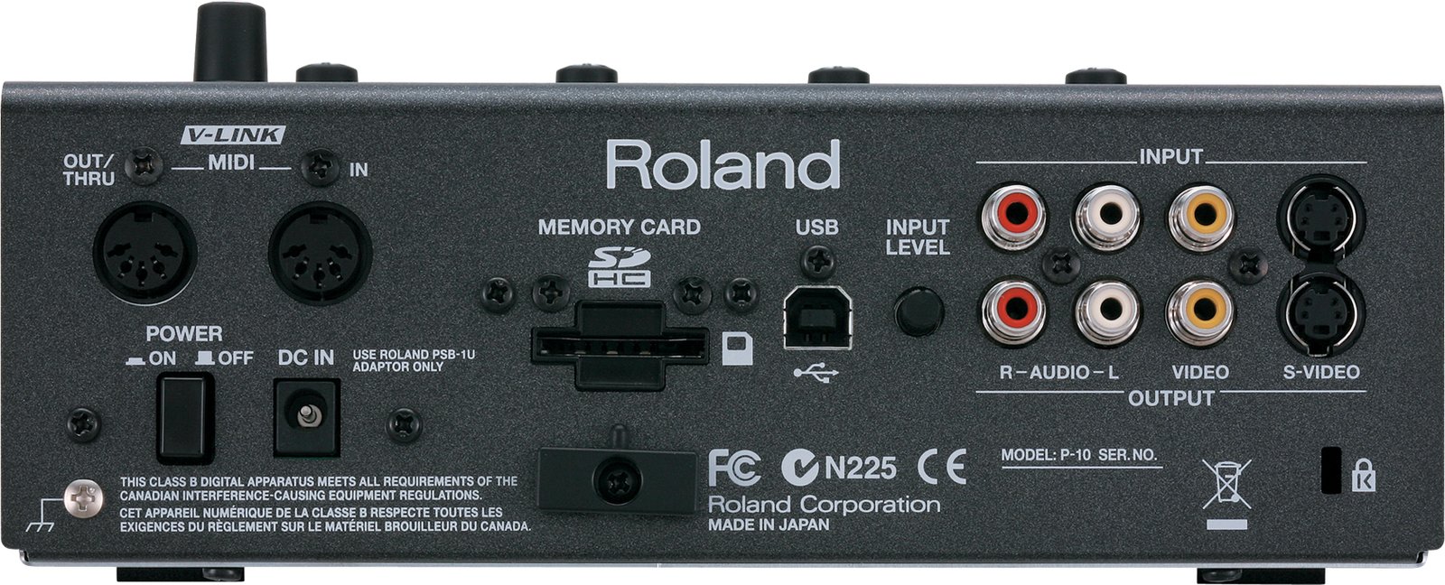 Roland P10 Visual Sampler | axiomvanguard.com